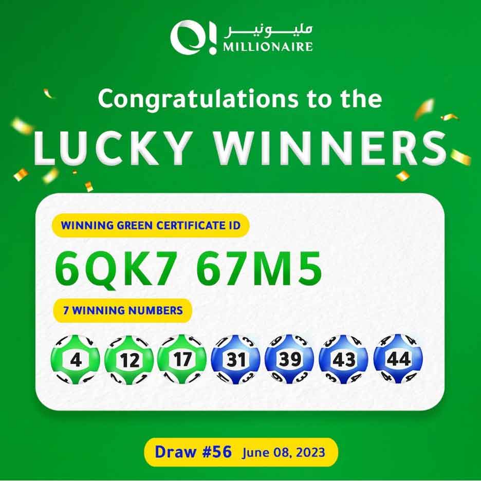 Congratulations to the Episode 56 Winners of the #OMillionaire Lottery